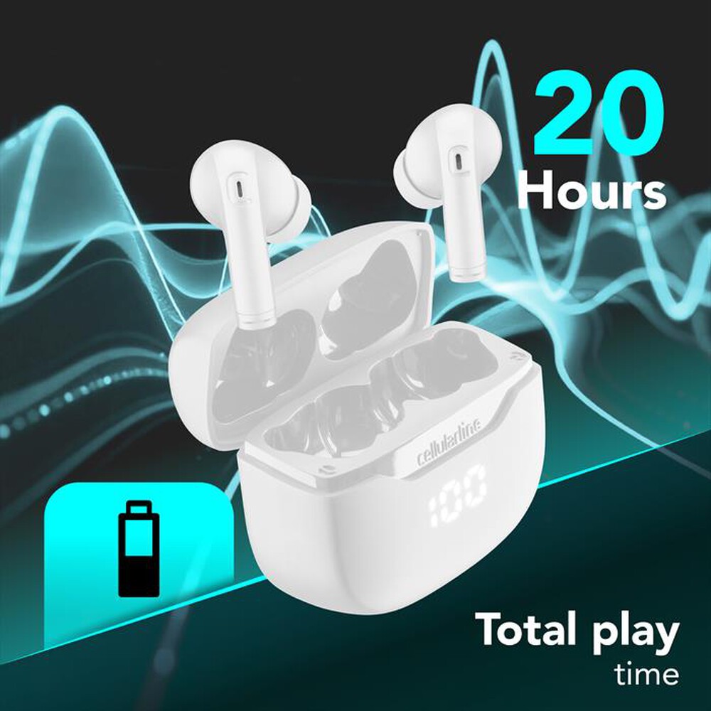 Immagine del prodotto CELLULARLINE - Auricolari TWS KEY-Bianco