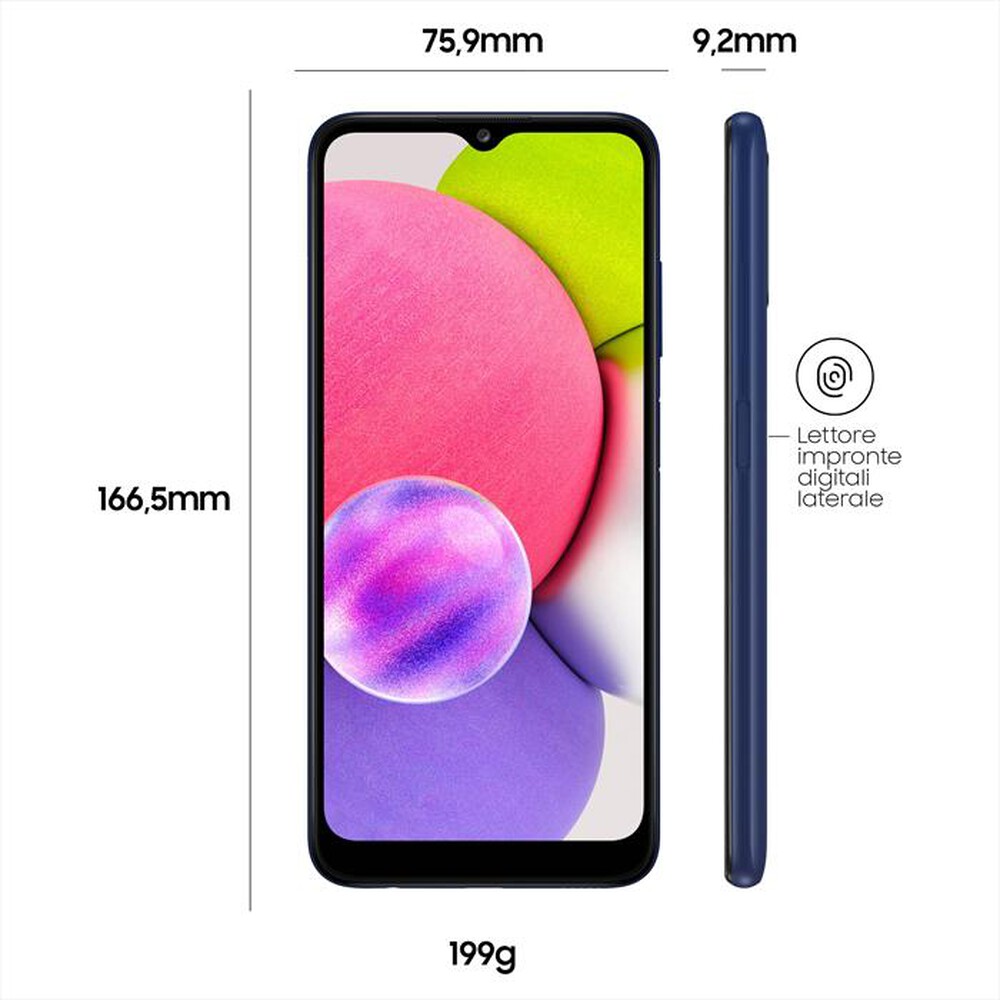 Immagine del prodotto SAMSUNG - GALAXY A03S-Blue