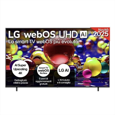 LG - Smart TV LED UHD 4K 86" WEBOS AI 86UA74006LB-Blu