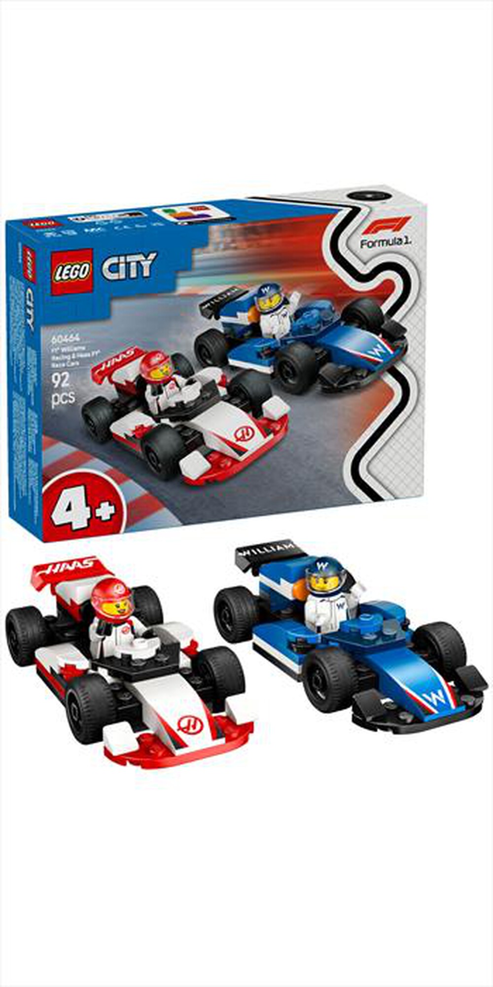 Immagine del prodotto LEGO - CITY F1 Monoposto Williams Racing e Haas F1&reg; 60464