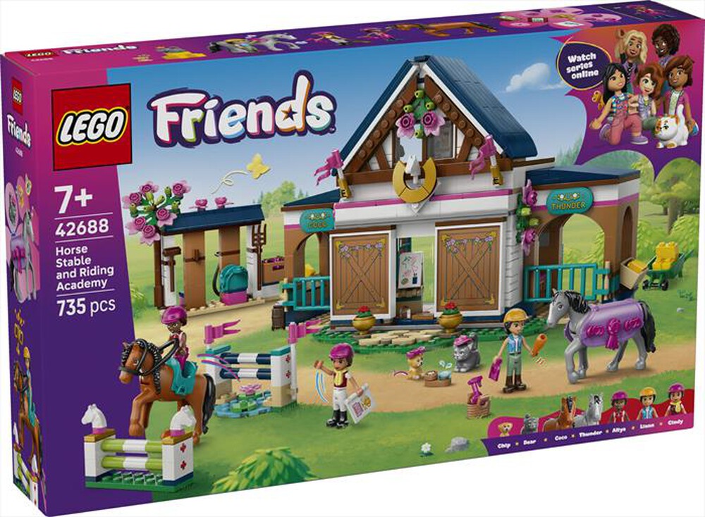 Immagine del prodotto LEGO - FRIENDS Scuderia e Accademia di equitazione -42688-Multicolore