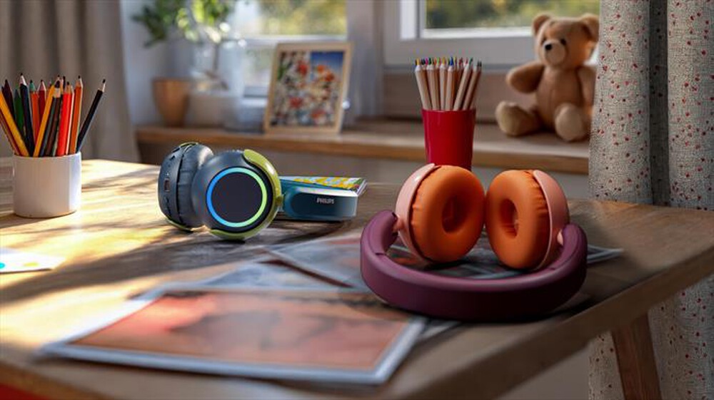 Immagine del prodotto PHILIPS - Cuffie wireless on-ear per bambini TAK4200MP/00-Viola Magenta