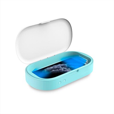 CELLY - PROSTERILIZER SMARTPHONE UV STERILIZER-Azzurro/Plastica