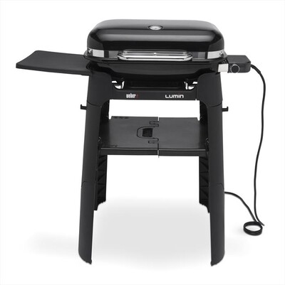 WEBER - LUMIN CON STAND BARBECUE ELETTRICO-nero