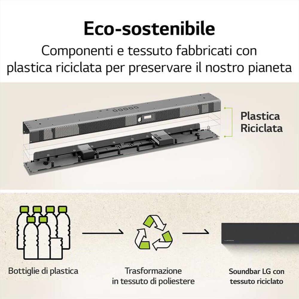"LG - Soundbar S80QY.DEUSLLK-Argento"