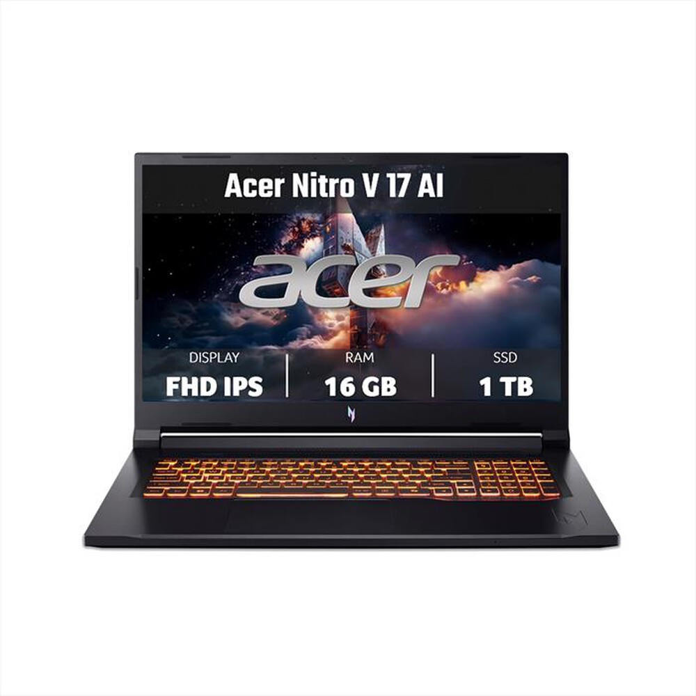 Immagine del prodotto ACER - Notebook gaming NITRO V 17 AI ANV17-41-R6FD 17.3"-Nero