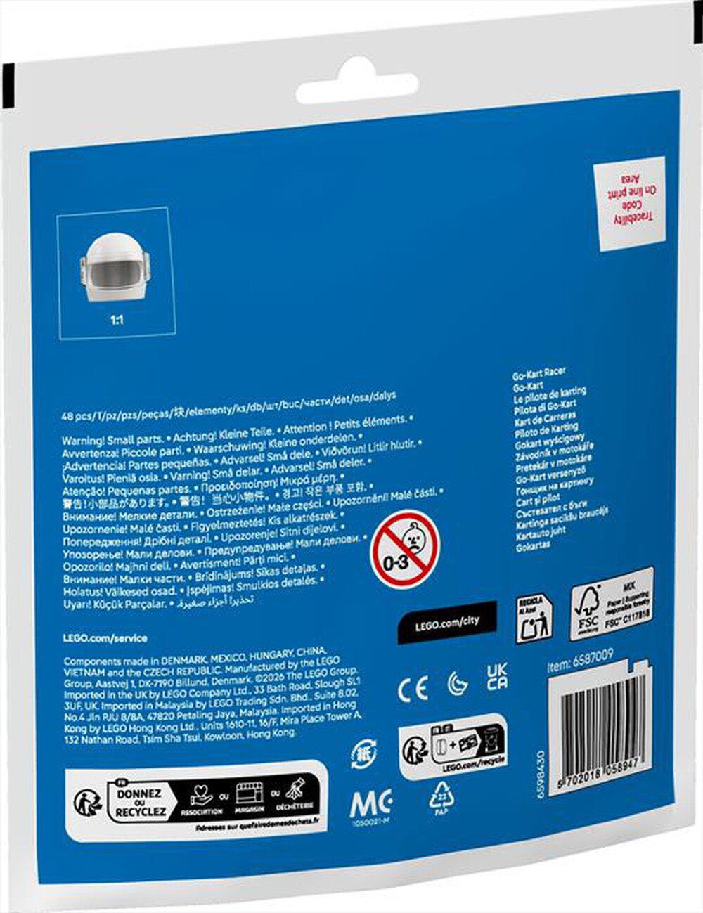 Immagine del prodotto LEGO - 30719 PILOTA DI GO-KART-Multicolore