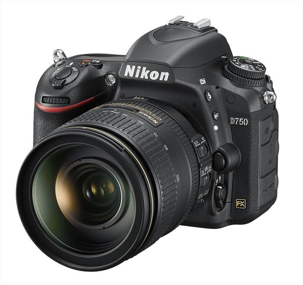 "NIKON - D750 + Nikkor 24-120 f4/G EDVR + Lexar SD 400x 8GB-Black"