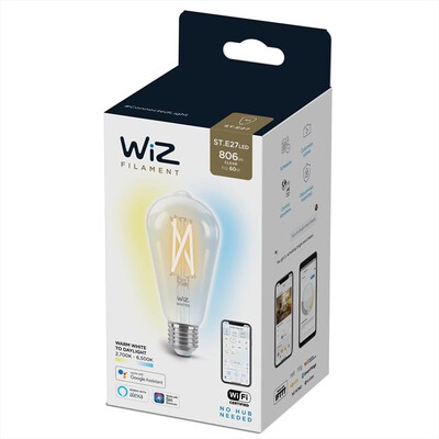 PHILIPS - WIZ TW EDISON FILAMENTO 60W E27-White