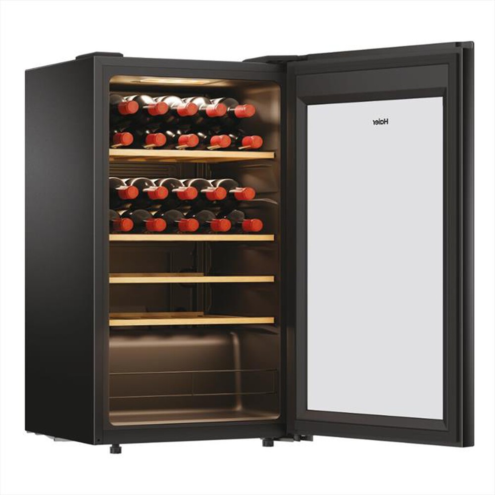 "HAIER - Cantinetta HWS34GGH1 Classe G 34 bottiglie-Nero"