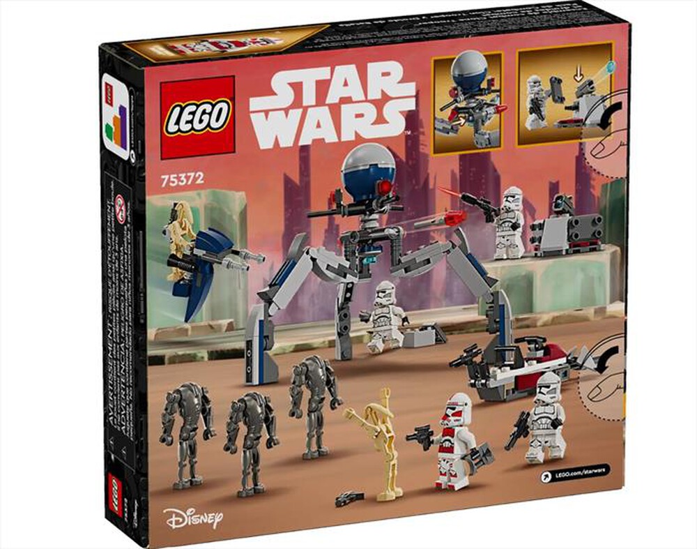 "LEGO - STAR WARS Battle PACK Clone Trooper - 75372-Multicolore"