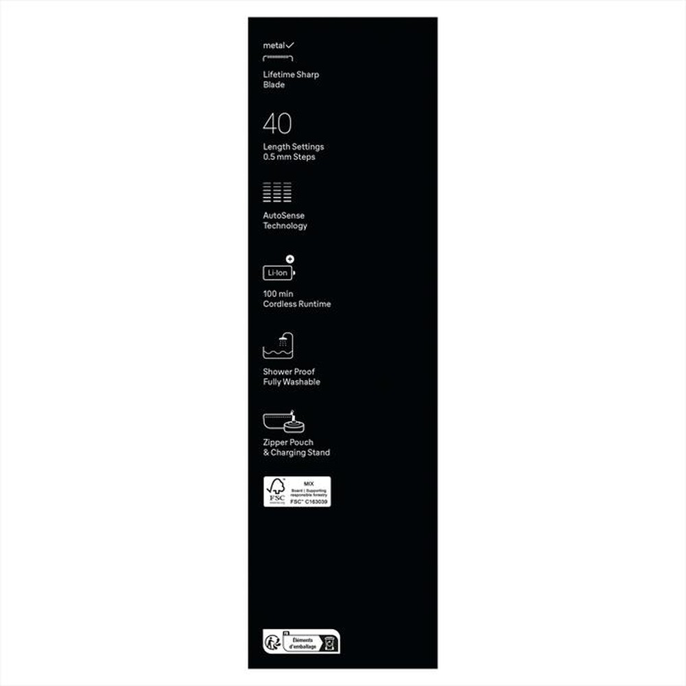 "BRAUN - Regolabarba BT7420-Black / Spc Grey"