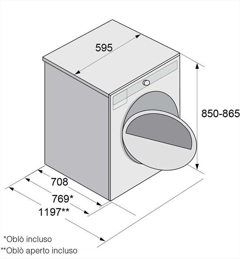 "ASKO - Asciugatrice T 211 H.W - 11 Kg - A++-Bianco"