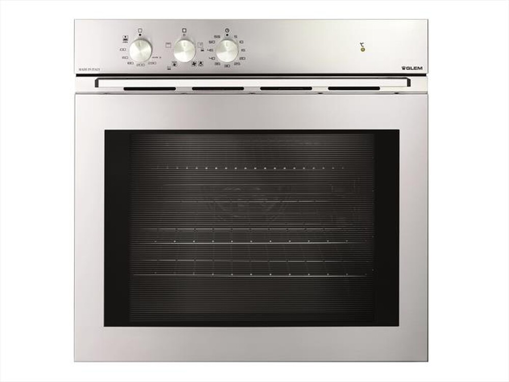 GLEM GAS - Forno incasso elettrico + gas GFEV21IX-S2 Classe A-Acciaio Satinato