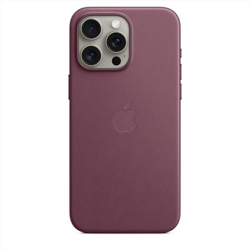 "APPLE - Custodia MagSafe tessuto iPhone 15 Pro-Gelso"