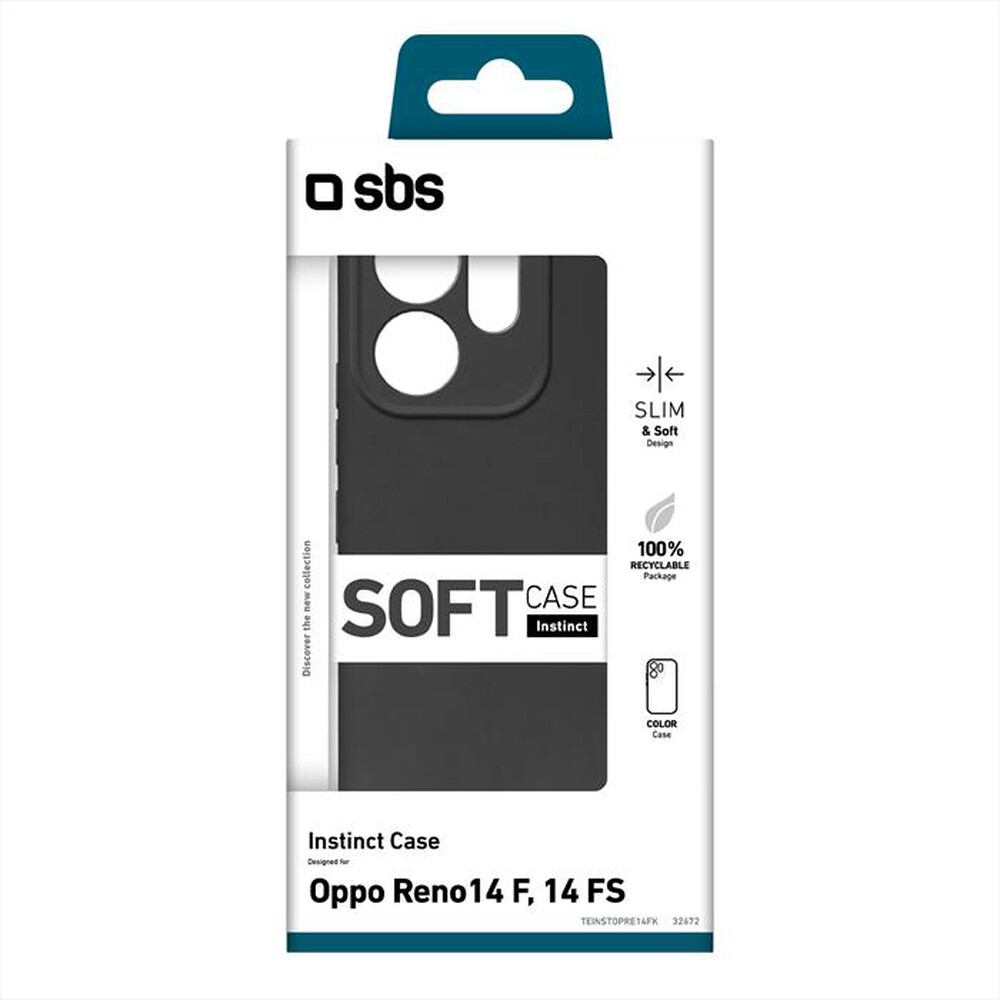 Immagine del prodotto SBS - Cover Instinct Oppo Reno14F-Nero