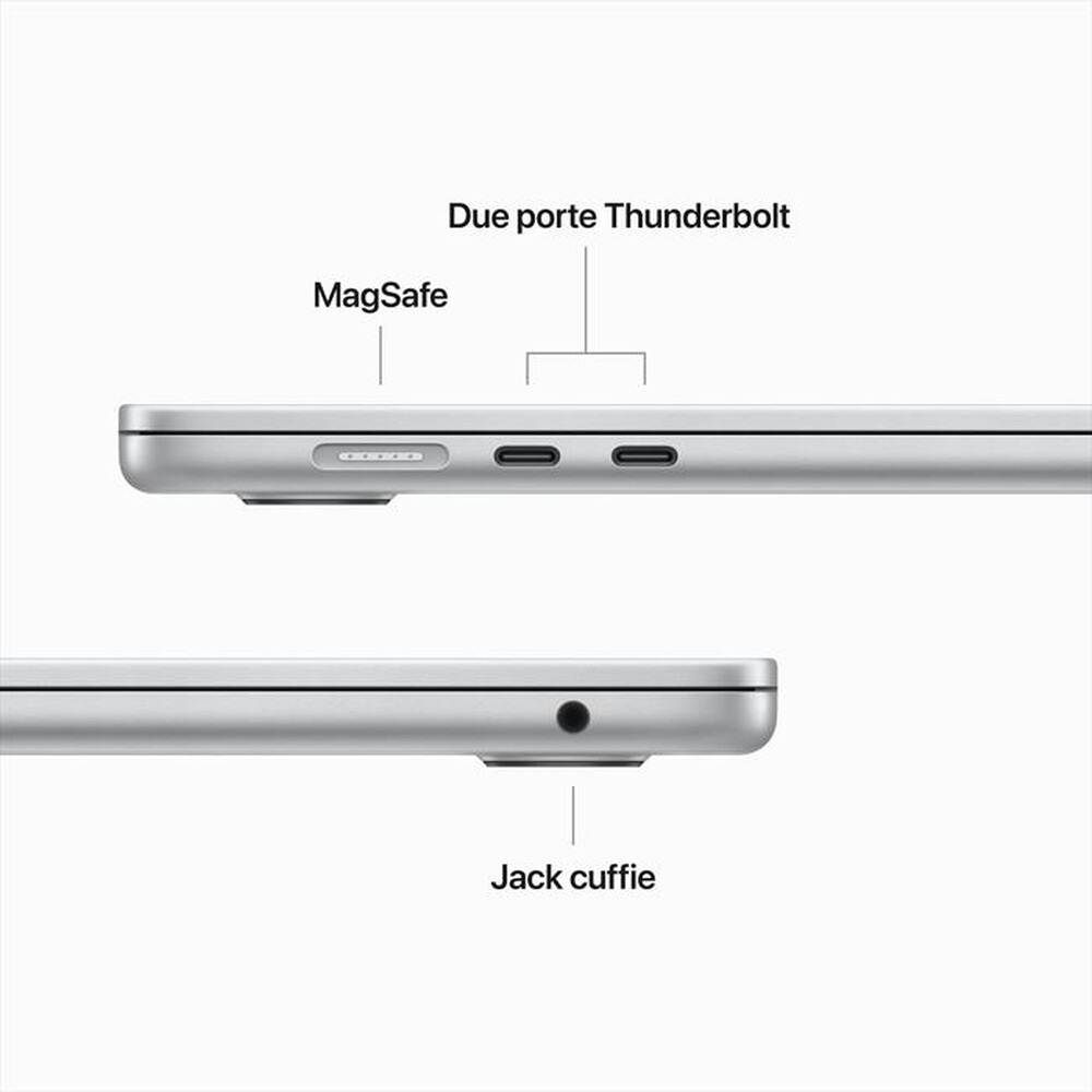Immagine del prodotto APPLE - MacBook Air 15" M2 8-core CPU 10-core GPU 512GB-Argento