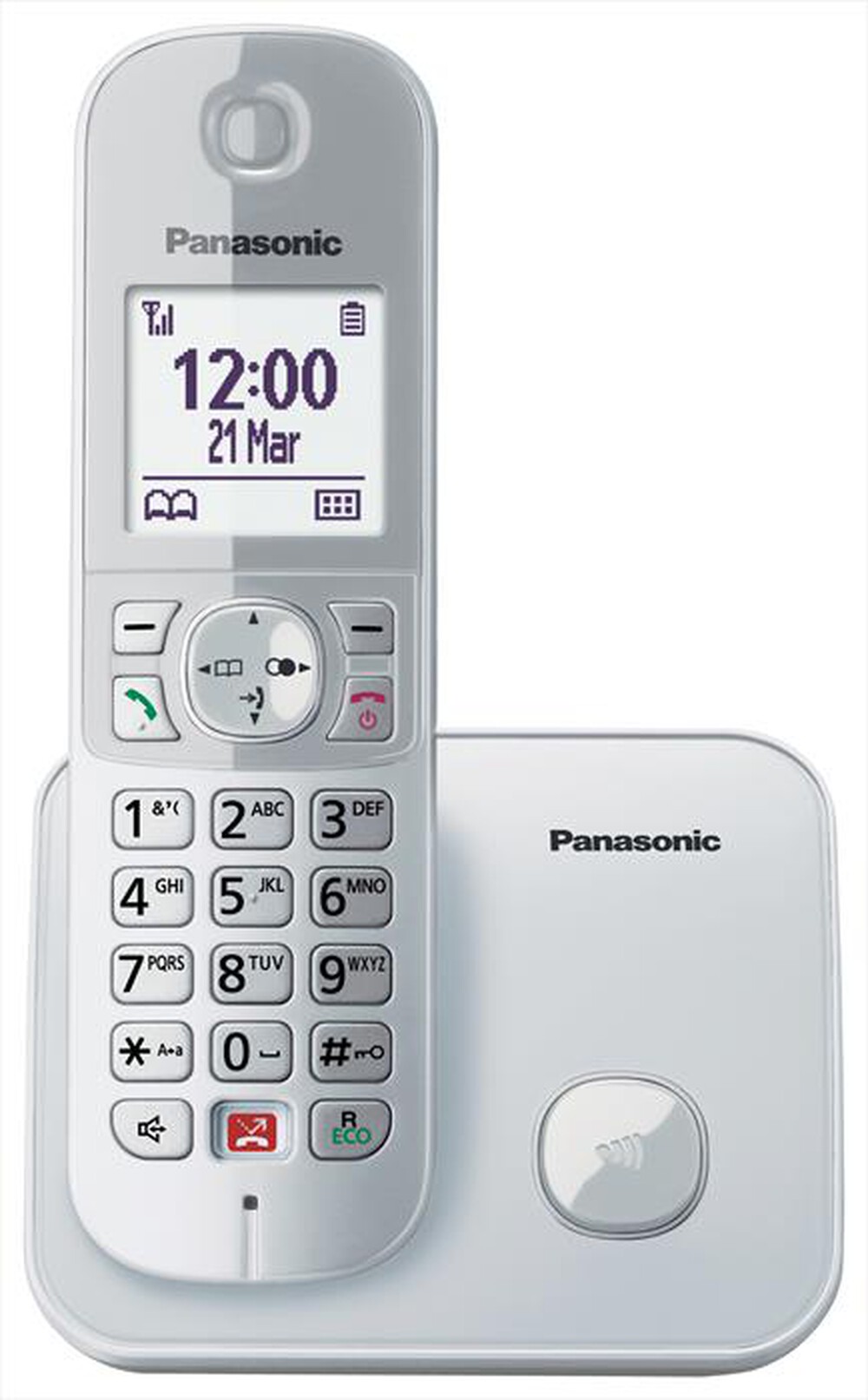 "PANASONIC - KX-TG6851JTS-SILVER"