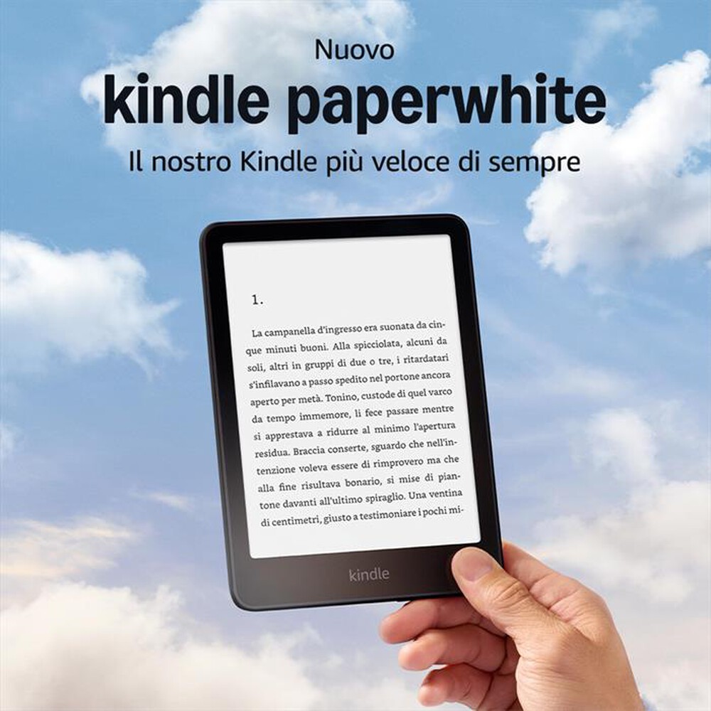 "AMAZON - NUOVO KINDLE PAPERWHITE (16 GB)-Nero"