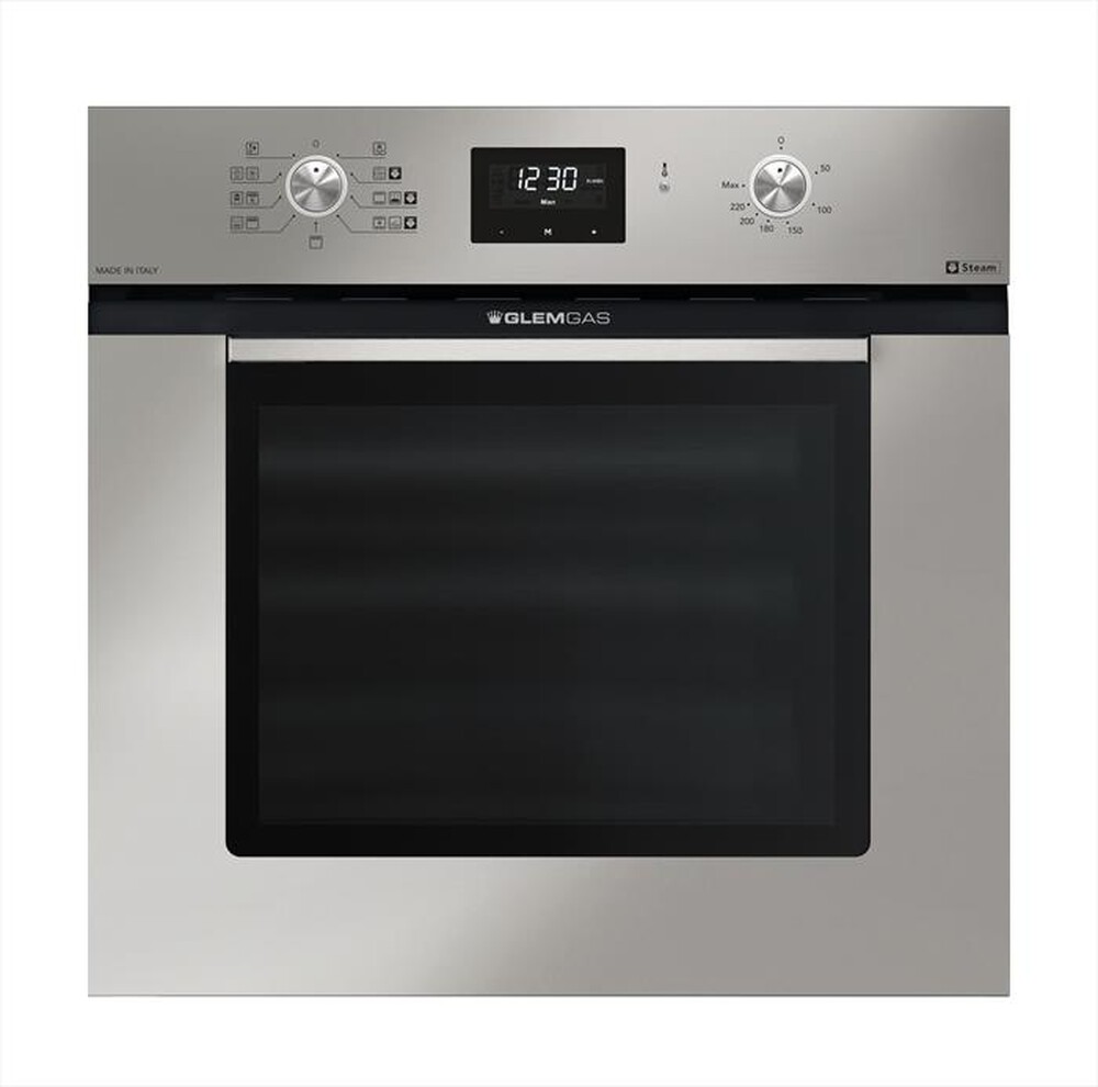 "GLEM GAS - Forno incasso elettrico GFU98IX-S6V3 Classe A-Acciaio Satinato"