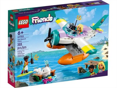 LEGO - IDFRIENDS Idrovolante di salvataggio - 41752-Multicolore