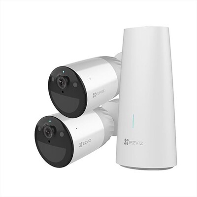 EZVIZ - BC1-B2 KIT 2 BATTERY CAM + BASE-WHITE