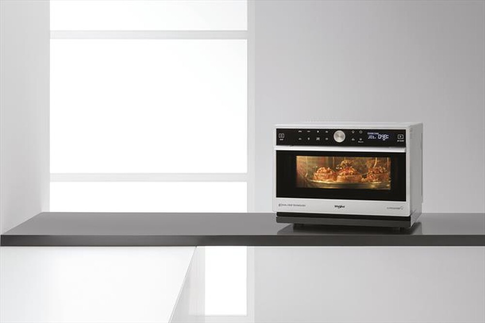 "WHIRLPOOL - Forno microonde MWSC 9133 SX-Nero, Acciaio inossidabile"