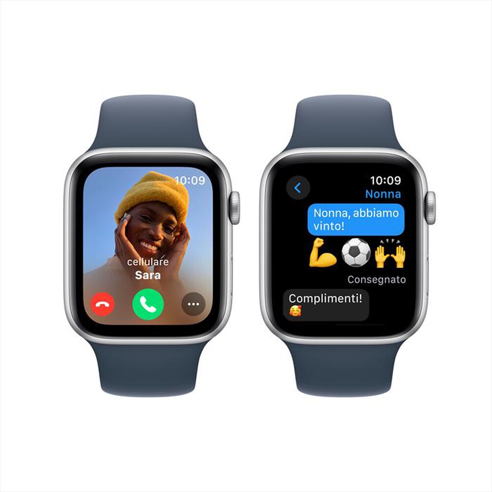 "APPLE - Watch SE GPS Cassa 44mm - S/M-Blu Tempesta"