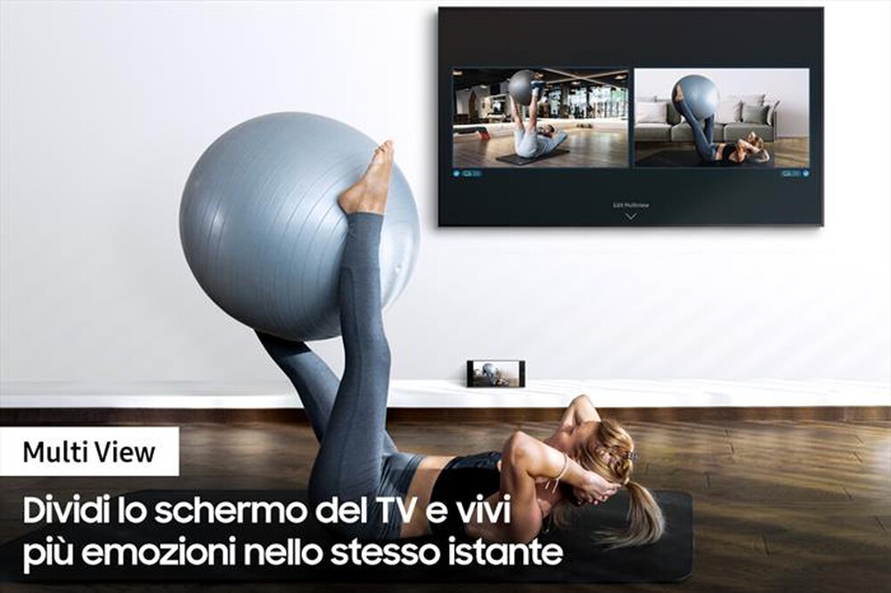 "SAMSUNG - Smart TV The Frame 4K 43” 43LS03A-Black"
