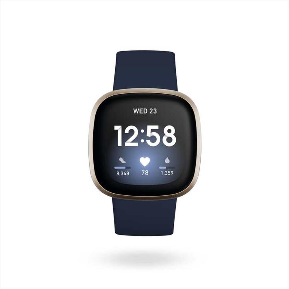 "FITBIT - FITBIT VERSA 3-BLU NOTTE / ORO CHIARO"