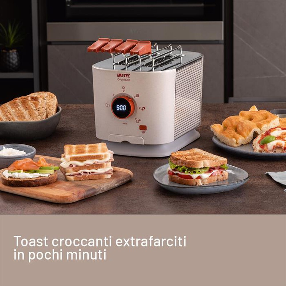 Immagine del prodotto IMETEC - TOSTAPANE GRANTOAST-Sabbia, Terra di Siena