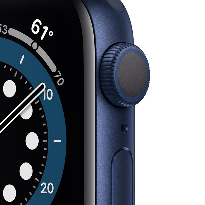 APPLE - Apple Watch Series 6 GPS 40mm Alluminio Blu - Cinturino Sport Blu |  Euronics