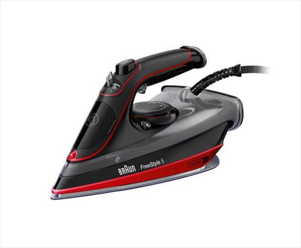 Immagine del prodotto BRAUN - Ferro da stiro a vapore FreeStyle 5 SI5057RD-Rosso nero
