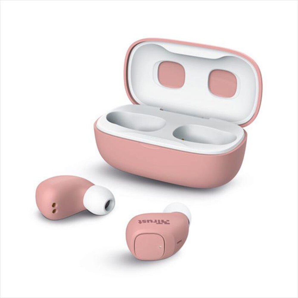 "TRUST - NIKA COMPACT BLUETH EARPHONES PINK-Pink"