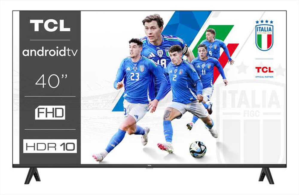 "TCL - Smart TV LED FHD 40\" 40S5400A DOLBY ANDROID TV-Argento"