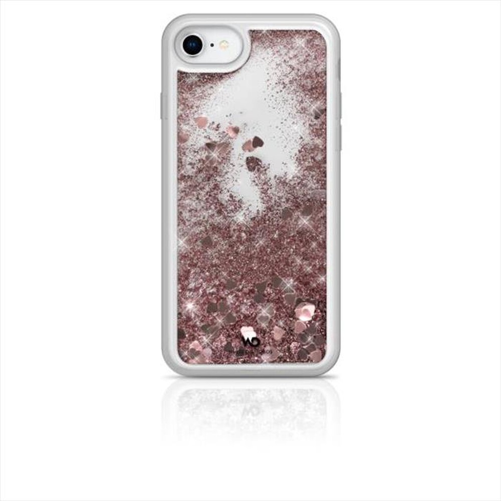 Immagine del prodotto WHITE DIAMOND - SPARKLE COVER IPHONE 8/7/6S/6 CUORI-ROSA/TPU