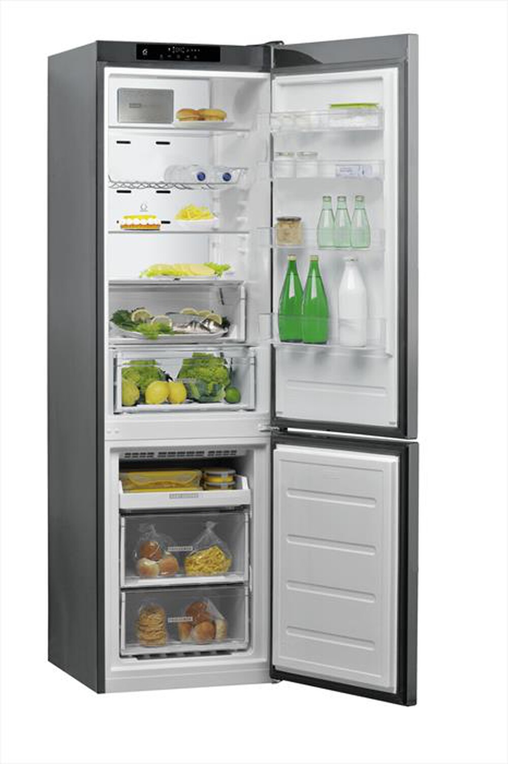 Immagine del prodotto WHIRLPOOL - Frigorifero combinato W9 951D OX Classe B 355 lt-Stainless steel