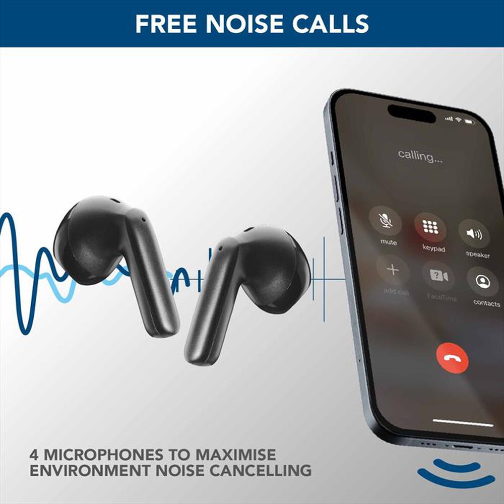 Immagine del prodotto CELLULARLINE - Auricolare bluetooth CALL PURELY-Nero