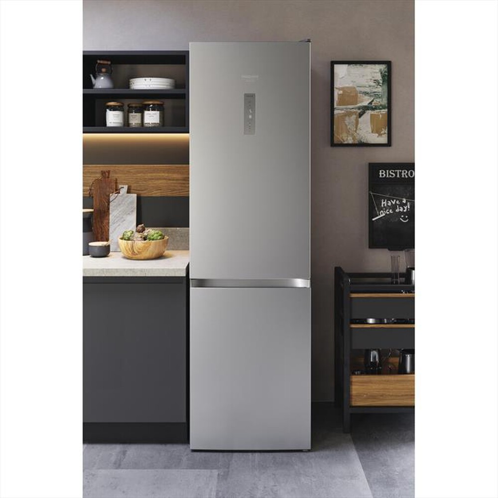 "HOTPOINT ARISTON - Frigorifero combinato HAFC9 TT43SX O3 Classe D-Acciaio inossidabile"