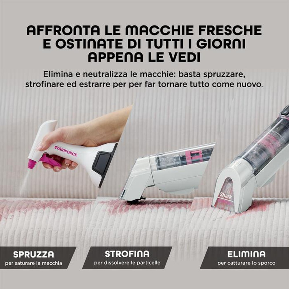 Immagine del prodotto SHARK - Smacchiatore senza filo STAINFORCE SPOT CLEANER-Bianco