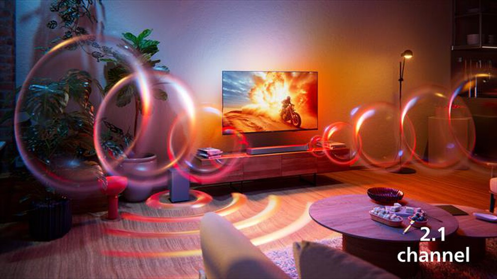 Immagine del prodotto PHILIPS - Soundbar 2.1 con subwoofer wireless TAB5601/10-Black