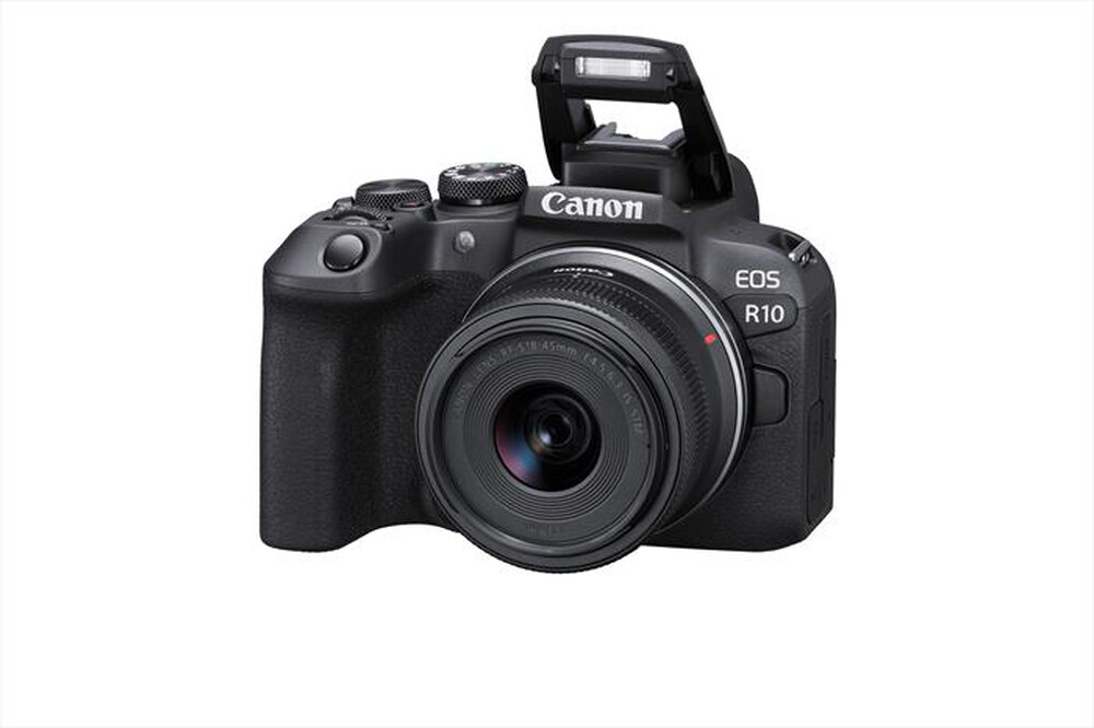 "CANON - Fotocamera EOS R10 + RF-S 18-45MM F4.5-6.3 IS STM-Black"
