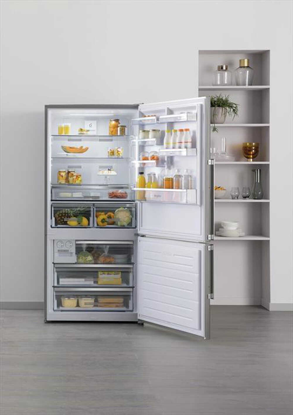 "WHIRLPOOL - Frigorifero combinato W84BE 72 X 2 N Classe E"