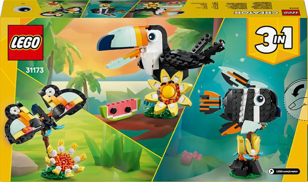 Immagine del prodotto LEGO - CREATOR Animali selvatici: tucano tropicale 31173