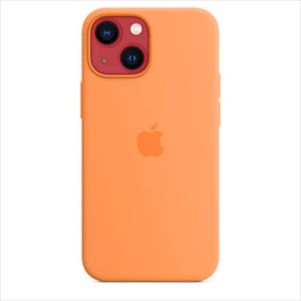 "APPLE - iPhone 13 mini Silicone Case with MagSafe-Marigold"