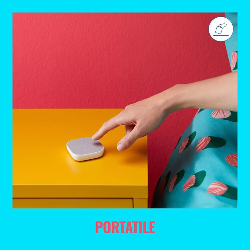 "WIZ - SMART BUTTON TELECOMANDO PORTATILE-Bianco"