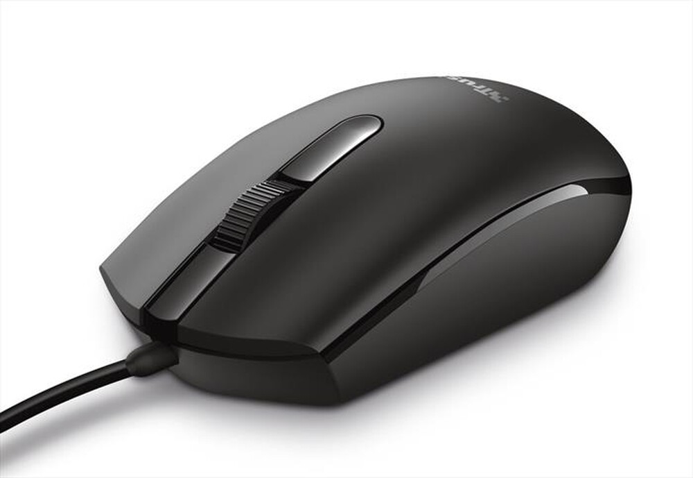"TRUST - BASI WIRED MOUSE-Black"