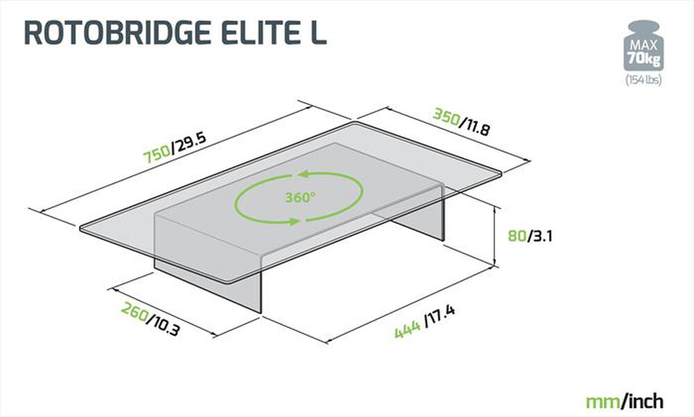"MELICONI - Rotobridge Elite L-Nero"