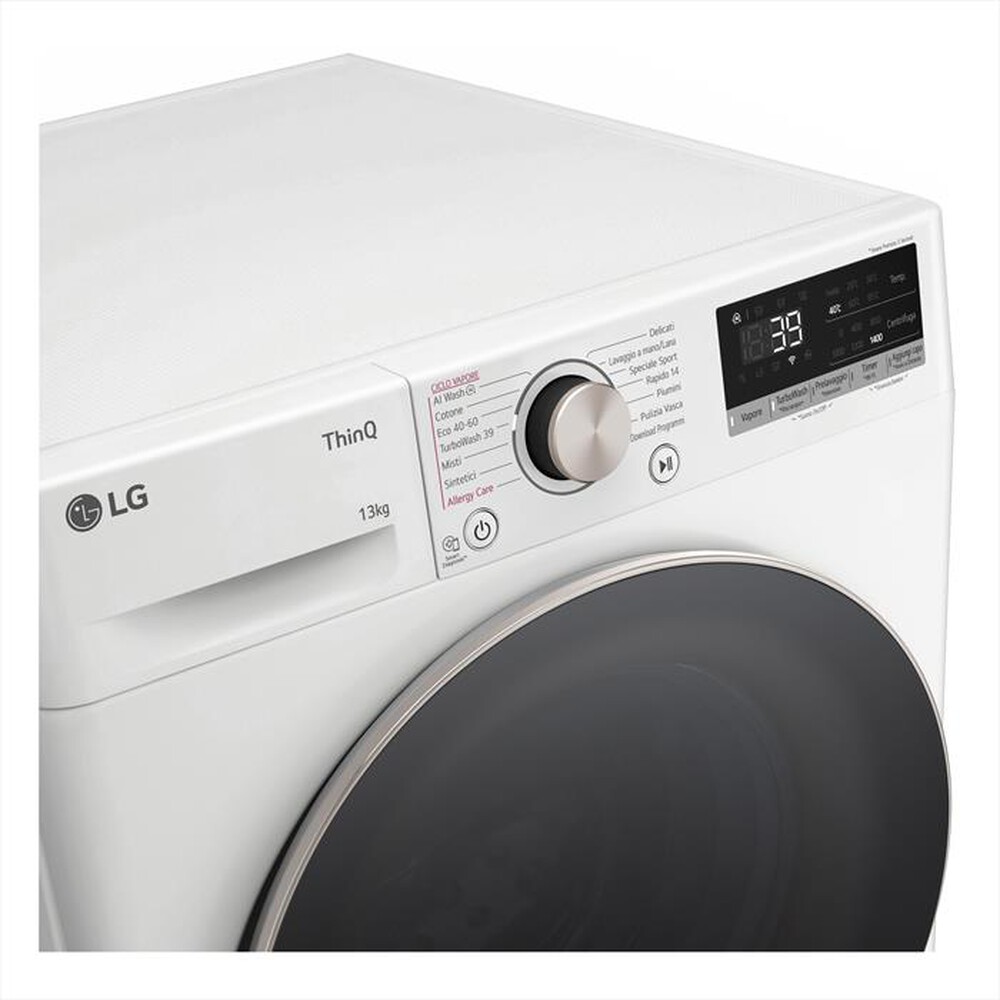 "LG - Lavatrice AI DD R7 F4R7013TSWG 13kg Classe A-Bianco"