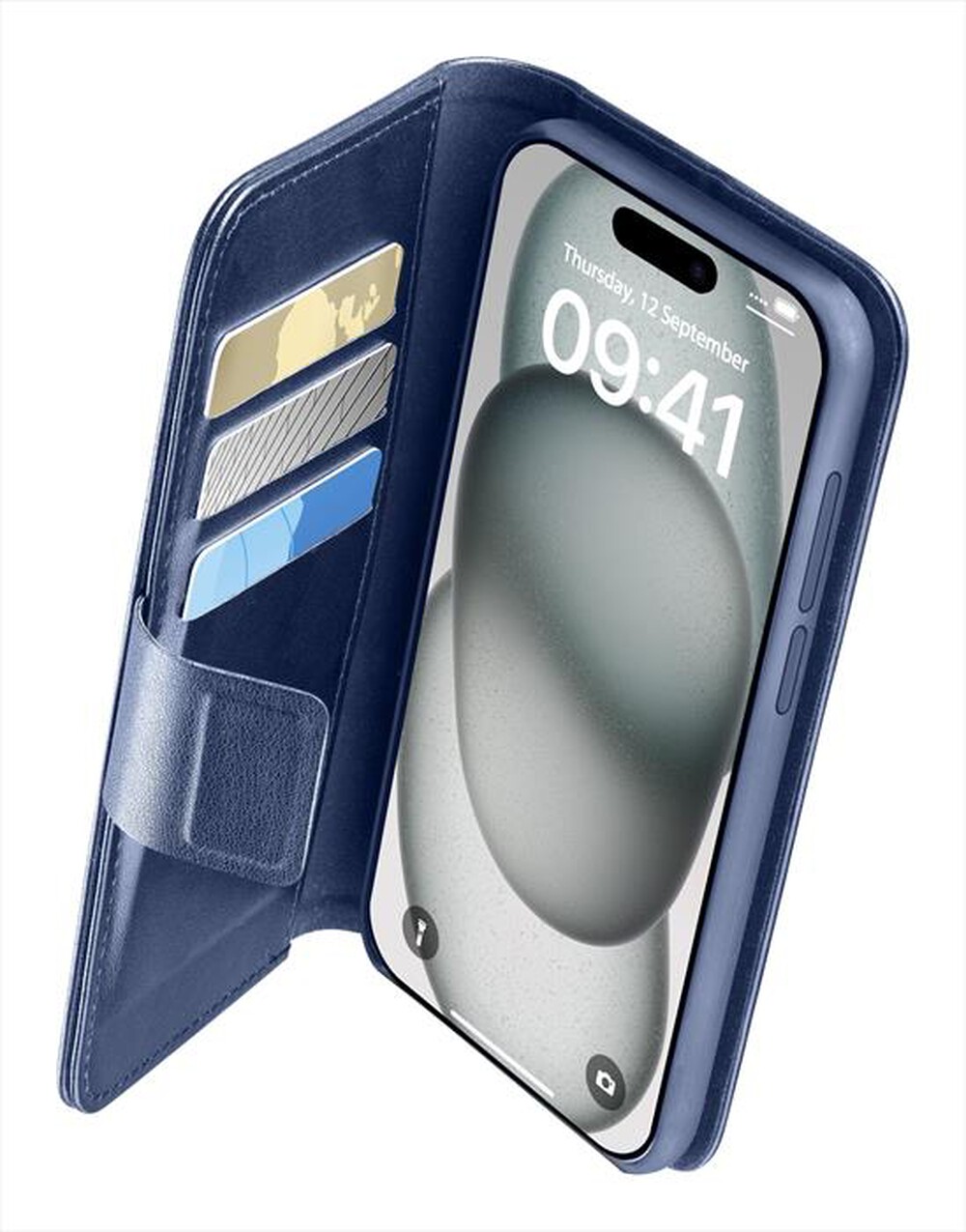 Immagine del prodotto CELLULARLINE - Custodia Book BOOKAG2IPH15B per iPhone 15-Blu